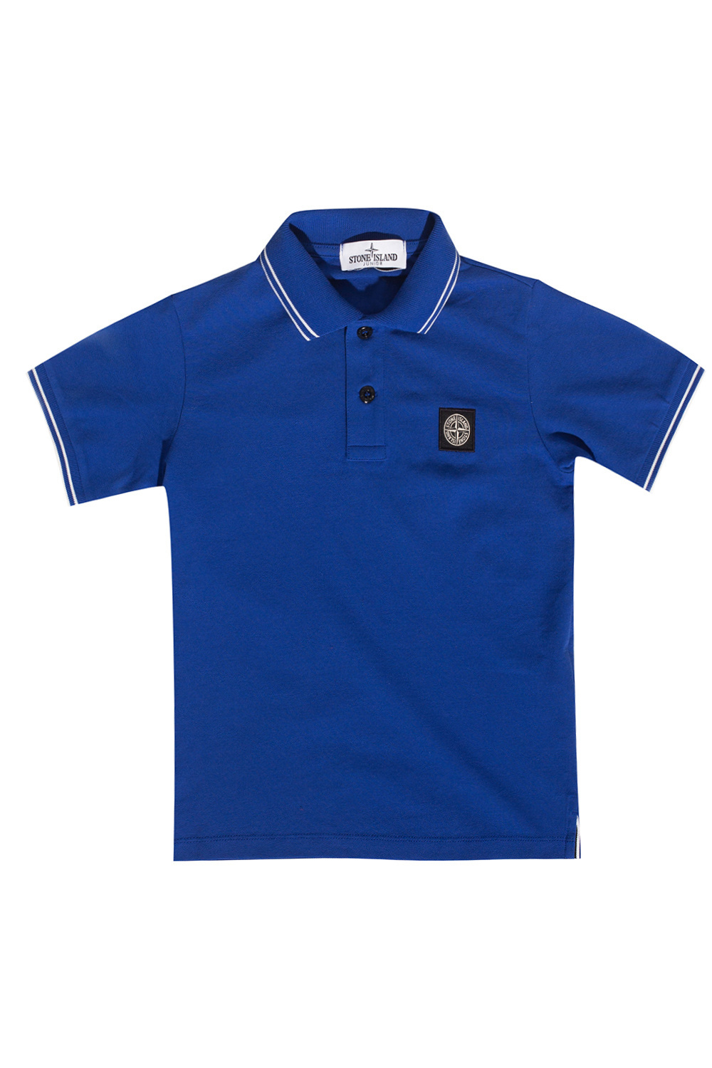 Boys stone store island polo shirt